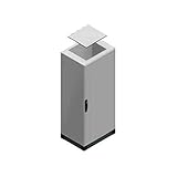 Schneider NSYSMEC86 Spacial SM-Kabeleinführungsplatte, einteilig, 800x600mm