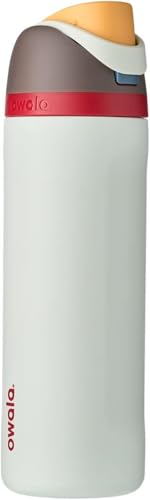 Image of Owala FreeSip Insulated Stainless Steel Water Bottle with Straw, BPA-Free Sports Water Bottle, Great for Travel, 24 Oz, Boneyard (Pack of 6)
