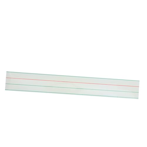 FRCOLOR 赤四線三格英文字磁気ホワイトボードステッカー 向け消去可能な罫線付き書き込みボード 冷蔵庫用マグネット 学校 家 オフィス用英