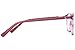 Hello Kitty HK375-3 Eyeglasses Youth Kids Girl's Purple/Red Wood Full Rim 47mm