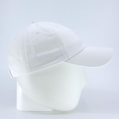 Image of Classic Washed Cotton Baseball Cap - Vintage Adjustable Dad Hat, Curved Bill for Men Women, Outdoor Everyday Wear