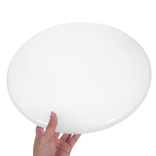Image of POPETPOP Replacement Mushroom Light Shade, 13.3inch Flush Mount Ceiling Light Covers Plastic Lamp Dustcovers for Wall Sconce Ceiling Lighting Fixtures Mushroom Ceil Shade