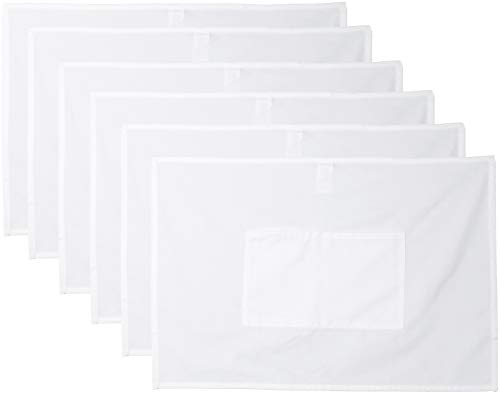 Dickies Chef Unisex-Adult's Half Bistro Waist Apron With Stain Repellent-6 Piece Pack, White, Os #TOP9