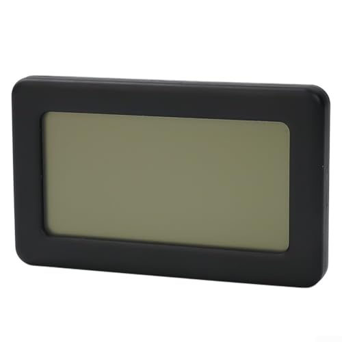 Springwillfly Compteur de température et d'humidité intérieur numérique avec écran LCD, fonction d'enregistrement max et min, Celsius et Fahrenheit commutable pour la maison et le bureau (noir)