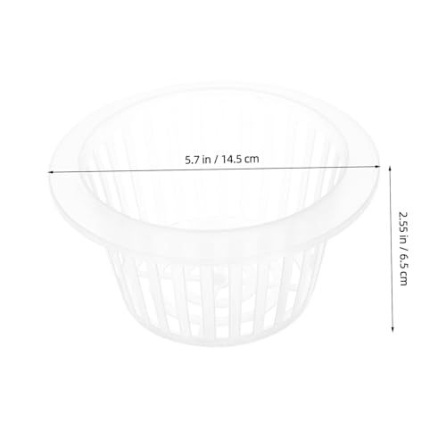 HANABASS 10pcs Hydroponic Planting Basket Slotted Mesh Pots for Garden Nursery Supplies Soilless Cultivation Containers - Image 2