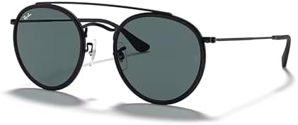 Ray-Ban RB3647N Double Bridge Round Sunglasses for Men for Women ...