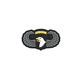 Patch 3D PVC Airborne 101st SIlver Wings