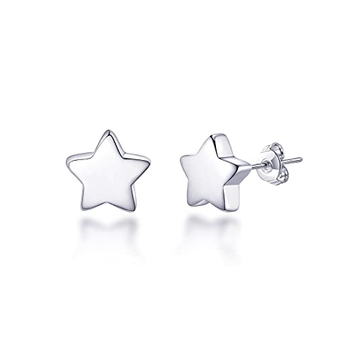 Philip Jones Sterling Silver Star Earrings