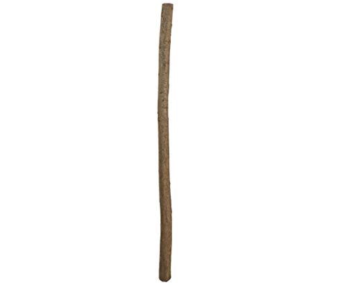 bambus-discount.com Haselnuss Zaunpfosten 200cm mit 6,5-8cm Durchmesser naturbelassen für Naturzaun Haselnusszaun