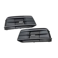 A to Z Left and Right Front Front Bumper Vent Cover Side Grille Insert Grilles for 80D 807 681 E 80D 807 682