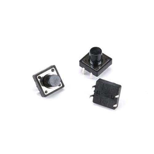 Bouton tactile 12x12x8 micro interrupteur poussoir 4 broches pour circuit imprimé arduino diy - 2
