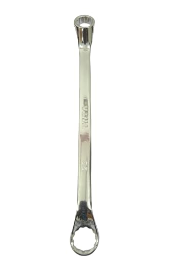 Image of Tata Agrico Ring Spanner (18 x 19) mm Matte Finish Chrome Vanadium Steel Shallow Offset Ring Spanner Set Anti-Slip & Anti-Corrosion