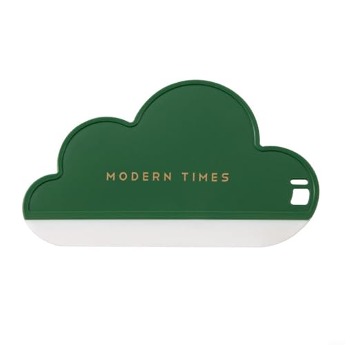 Raclette à lame d'eau pour miroir de douche et verre - Raclette en silicone de 17 cm avec poignée antidérapante en forme de nuage - Outil de nettoyage sans traces pour salle de bain, comptoir de