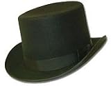 Boys Black Satin Top Hat 2-5+ Years Made in USA