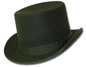 Boys Black Satin Top Hat 2-5+ Years Made In Usa #TOP29