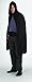 Rubies Short Black Fabric Hooded Cape for Adults, Unisex No Size