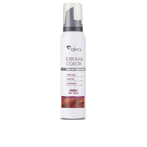 ALEA - Espuma de Color para el Pelo - 143 g - Color Caoba - Reaviva el Tono y Brillo del Cabello - Conserva el Tono Natural o Teñido - Neutraliza Reflejos no Deseados