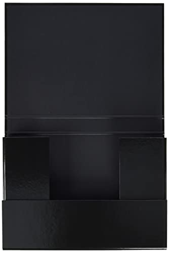 Pagna Heftbox Basic Colours A4 3 Innenklappen, mit Gummizugverschluss, schwarz