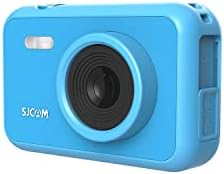 SJCAM FunCam Çocuklar için Fotoğraf Makinesi ve Kamera 1080p 12MP 2'' HD Ekran Çerçeveler ve Komik Filtreler Snake ve Tetris Oyunları Otomatik Kapanma Zamanlayıcı Hızlandırılmış Çekim Mavi - Görsel 4