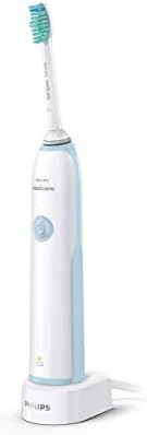 Philips Sonicare CleanCare+ Sonic Electric Rechargeable Toothbrush, HX3214/01 Light Blue