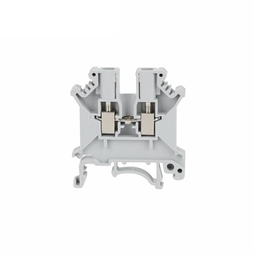 Bloques de terminales para riel DIN UK3N, conectores eléctricos de paso a tornillo, 10 unidades