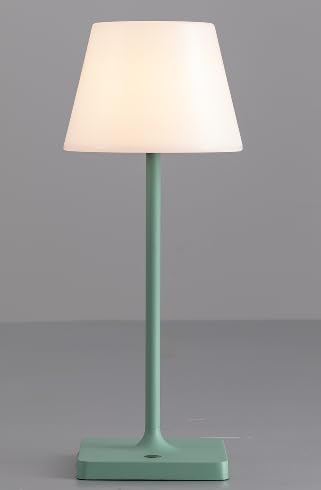 VISDANFO Kabellose Touch-Tischlampen (Schwarzer + Weißer Stoff Lampenschirm (2er Pack))