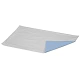 DMI Waterproof Furniture and Bed Protector Pad, 3 Ply, Reuseable, 34 x 24, Blue