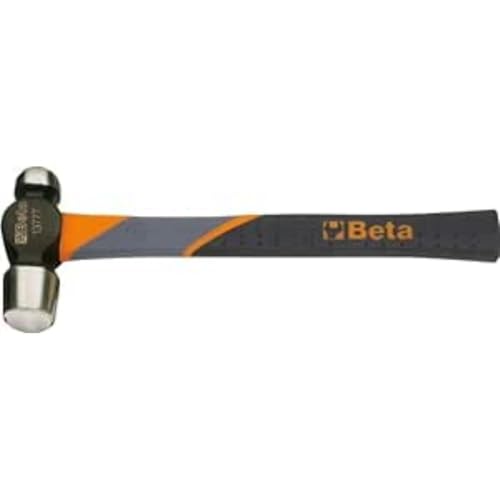 Beta 1377T 570 - Martelli con testa tonda e penna sferica per calderai e lattonieri manico in fibra