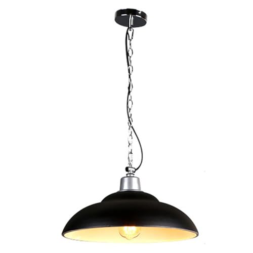 Suspension style milieu du siècle en fer vert à hauteur modulable culot E26