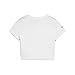 Puma Womens BMW M Motorsports Essentials Baby Tee, Puma White, Large
