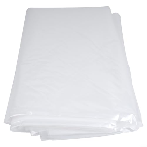 Cubierta de plástico transparente de polietileno para jardín para techo de invernadero que proporciona resistencia impermeable y UV para protección del crecimiento de las plantas (3 x 4 m)