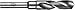 F&D Tool Company 25145 Silver and Deming Drills, High Speed Steel, Right Hand, 3/8" Size, 0.3750 Decimal Equivalent, 3" Twist Length, 6" Overall Length