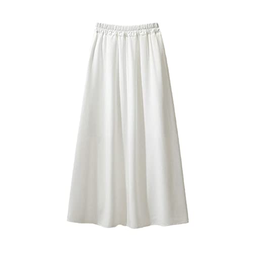 Robe longue élégante pour femme Kelsiop coupe trapèze taille haute