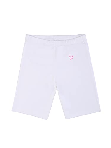 Image of TWIN BIRDS Cotton Stretchable Solid Coloured Skinny Fit Knee Length Yoga /Cycling /Sports Shorts for Girls