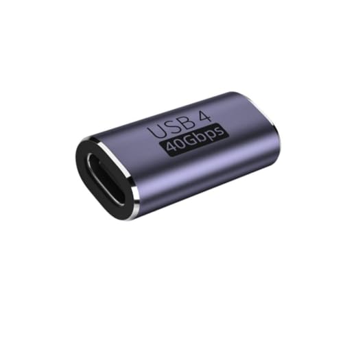 USB Type C メス メス 中継アダプタ　40Gbps USB USB4 タイプC 中継アダプタ タイプC(メス)-タイプC(メス) USB4