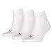 Price comparison product image PUMA Unisex K-rey-pu502w6 3p Quarter Plain Sock, White (White), 6 8 UK, White, 6-8 UK