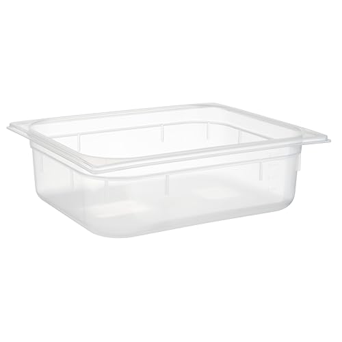 APS 82114 Récipient GN 1/2, 32,5 x 26,5 cm, 100 mm de profondeur, 5,9 litres, Graduation, Polypropylène
