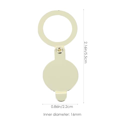 SMASOLO 6pcs cubierta para mirilla de puerta frontal para privacidad, protector para visor de puerta para apartamento, seguridad en hotel, uso doméstico 2.16x0.86x0.20 pulgadas miniatura 2