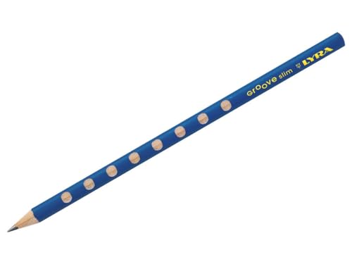 LYRA Groove Slim, 1 Lápiz de grafito ergonómicos, Triangular con zona de grip natural, HB