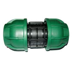 110 X 110 MM MANICOTTO GIUNTO A COMPRESSIONE - TUBO PN IRRIGAZIONE ACQUA GIARDINO