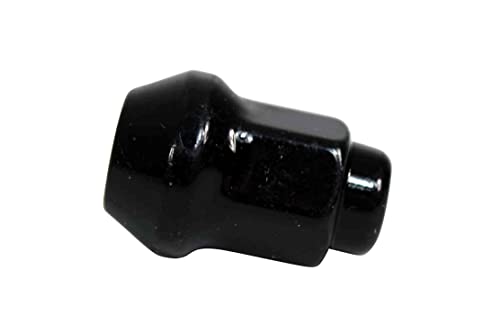 Image of MASSFX Golf Cart Lug Nuts Full Set 16 Count for E-Z-Go Club Car Yamaha EZGO (HEX14MM L28MM 3 /8-24, Black)