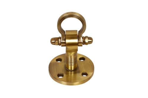 Image of Ceiling Hooks for Hanging Zula for Home Punching Bag Hanger with Anchor Bolt Fasteners Suitbale for Hammock Swing (Golden Kada 1Pc, 6 Inch-Golden-1Pc) Weight Capacity 1000 Kg