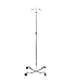 NAXIAOTIAO Palo IV - 2 Gancio, Supporto per Gocciolamento Regolabile in Altezza, Infusione Telescopica per Infusione, Rack in Acciaio Inox Pavimento A Pavimento IV Palo
