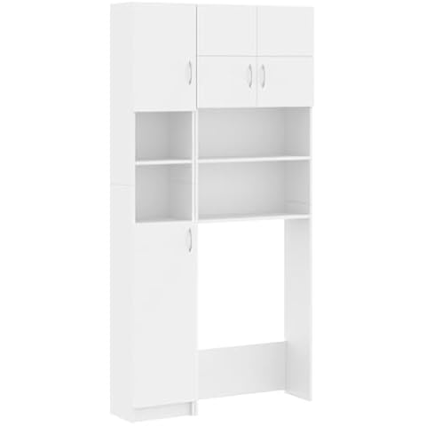 vidaXL Ensemble de Meubles pour Lave-Linge Cover