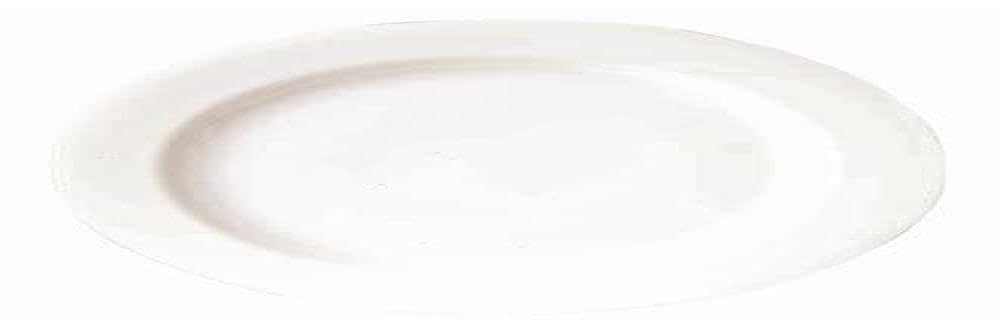 Royal Porcelain CG006 Royal Porcelain Classic Wide Rim Plates, 160 mm, White