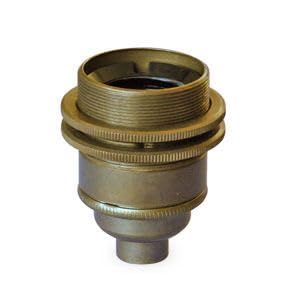 Lampholder E27 with Shade Rings (10mmfemalethreadedentry,Antique)