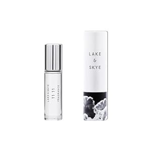 Lake & Skye 11 11 Azure Fragrance Oil Rollerball, 0.33 fl oz (10 ml) – Sheer, Floral, Musk