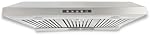 ONEX® OHF85D Kitchen Range Hood Fan 30 inch under cabinet, Stainless Steel Range Hood, hotte de cuisine 30 pouces - 3 Speed Fan, 850 CFM, Soft Touch Control Panel (Stainless Steel)