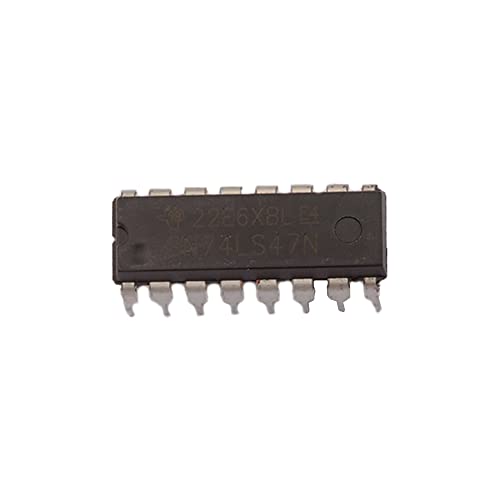 10��/���b�g SN74LS47N 74LS47 74LS47N HD74LS47P DIP-16 BCD����7�Z�O�����g�f�R�[�_�[/�h���C�o�[IC