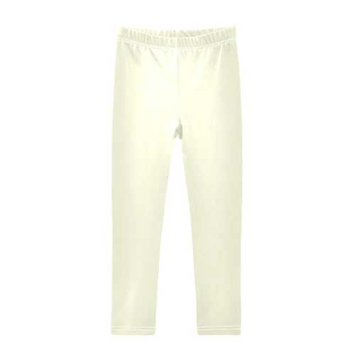 Light Yellow Kids Girls Shorts Cotton Cartwheel Shorts Rash Guard for Dance Party